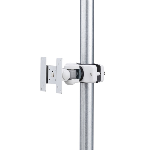 サンワサプライ 支柱取付け液晶モニタアーム 支柱径40～60mm 短タイプ CR-LA353 1個（ご注文単位1個）【直送品】