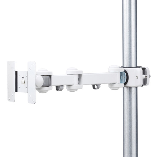 サンワサプライ 支柱取付け液晶モニタアーム 支柱径40～60mm 長タイプ CR-LA354 1個（ご注文単位1個）【直送品】