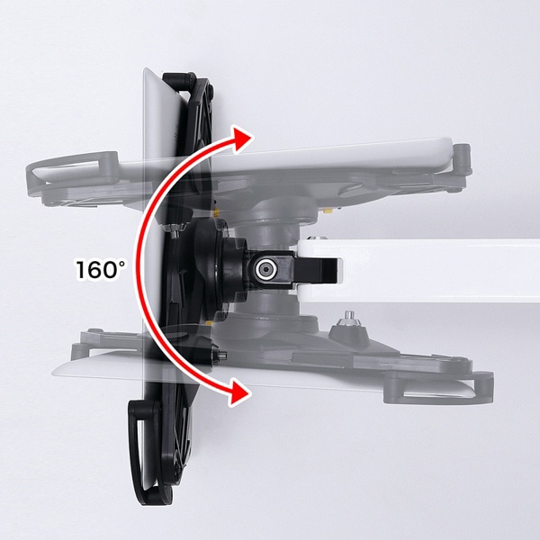 サンワサプライ iPad・タブレット用アーム クランプ式 CR-LATAB9 1個（ご注文単位1個）【直送品】