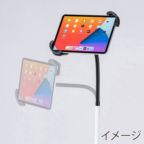 サンワサプライ iPad・タブレット用キャスター付きスタンド 7～11インチ対応 CR-LASTTAB16W 1台（ご注文単位1台）【直送品】