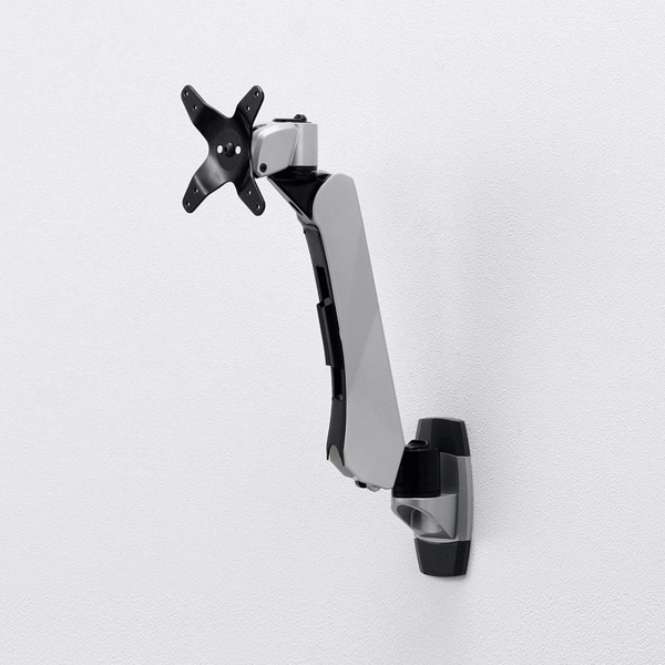 サンワサプライ 液晶モニターアーム 壁面用 垂直可動 CR-LA1004N 1個（ご注文単位1個）【直送品】