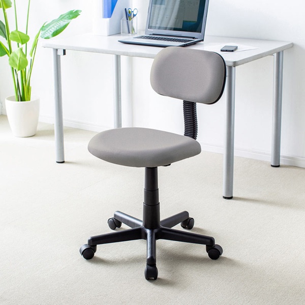 サンワサプライ OAチェア ライトグレー SNC-A1LGY 1個（ご注文単位1個）【直送品】