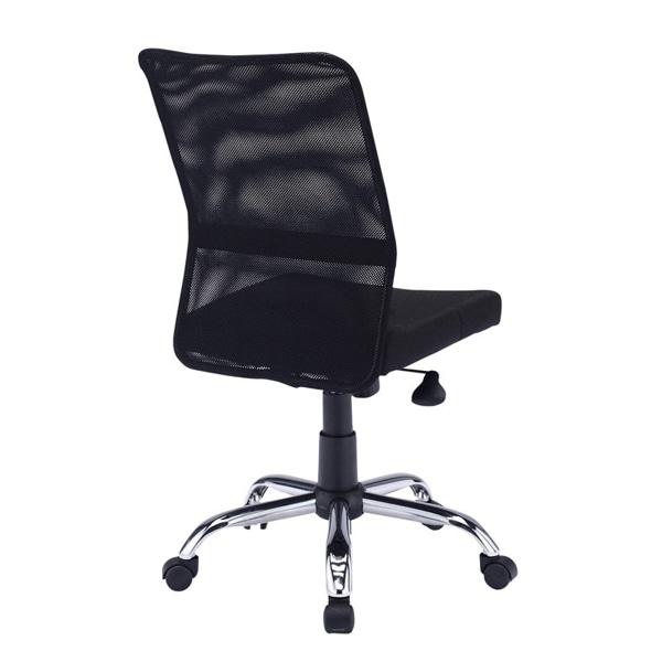 サンワサプライ メッシュOAチェア 肘かけなし ブラック SNC-NET16BK 1個（ご注文単位1個）【直送品】