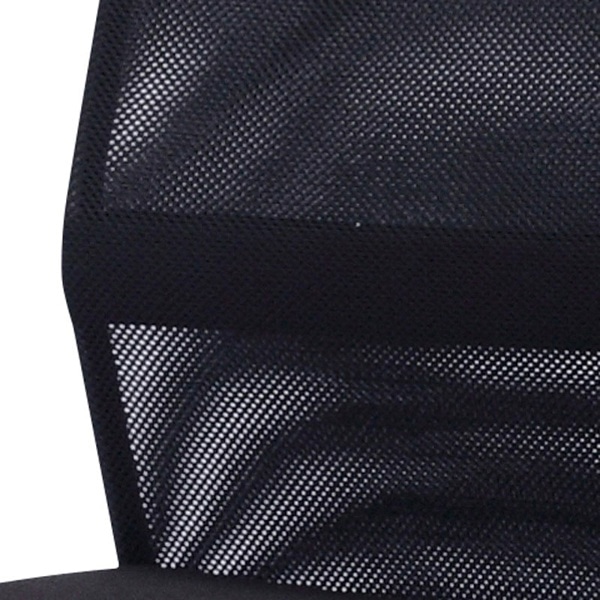 サンワサプライ メッシュOAチェア 肘かけなし ブラック SNC-NET16BK 1個（ご注文単位1個）【直送品】