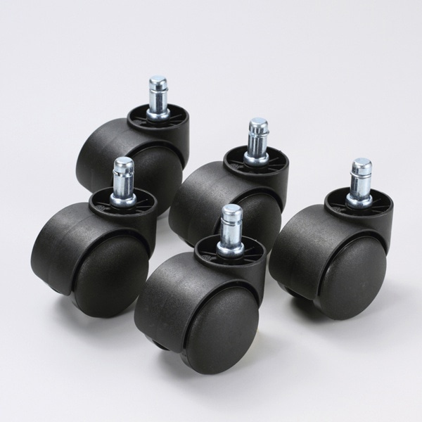 サンワサプライ OAチェア用ナイロンキャスター 5個セット SNC-CAST5 1個（ご注文単位1個）【直送品】