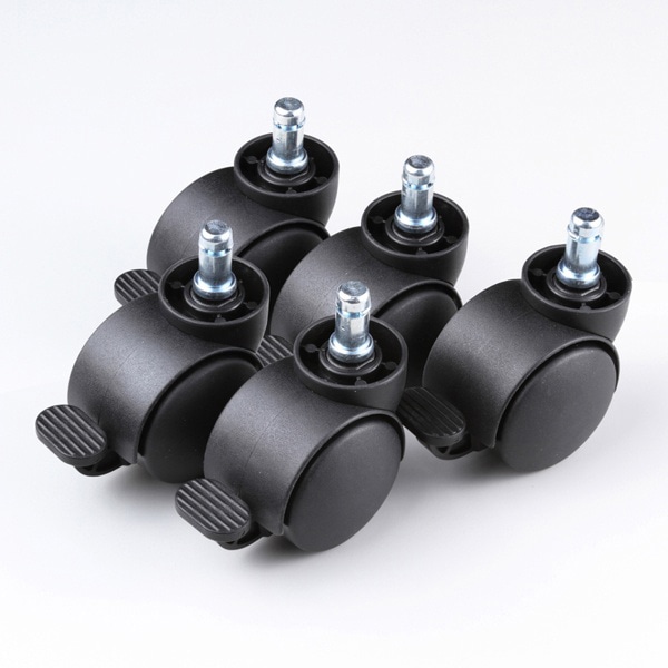 サンワサプライ 手動ストッパー付きキャスター 5個セット SNC-CAST6 1個（ご注文単位1個）【直送品】