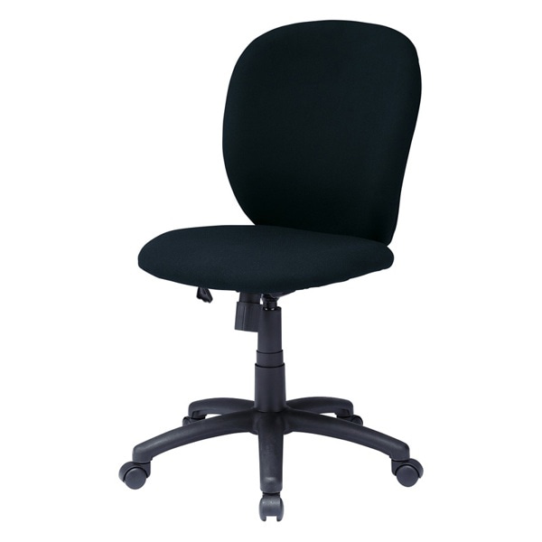 サンワサプライ OAチェア 肘かけなし ブラック SNC-T148BK 1個（ご注文単位1個）【直送品】