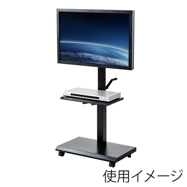 サンワサプライ 壁寄せ手動上下昇降液晶ディスプレイスタンド CR-LAST24 1個（ご注文単位1個）【直送品】