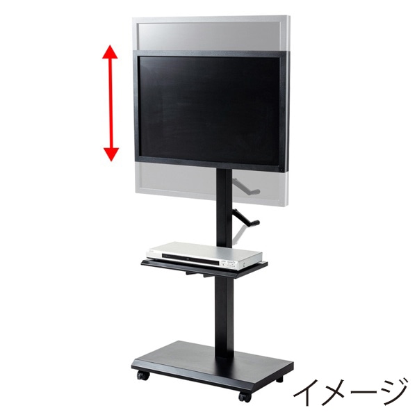 サンワサプライ 壁寄せ手動上下昇降液晶ディスプレイスタンド CR-LAST24 1個（ご注文単位1個）【直送品】