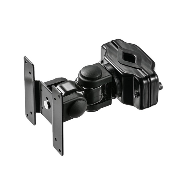 サンワサプライ 支柱取付けモニタアーム 高耐荷重 支柱径25～40mm 短タイプ CR-LA357 1個（ご注文単位1個）【直送品】