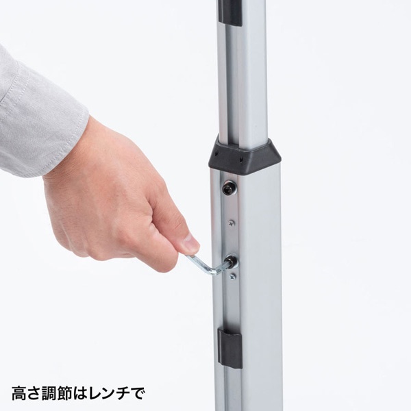 サンワサプライ セキュリティボックス付きiPadスタンド ハイスタンド 昇降機能付き CR-LASTIP32 1個（ご注文単位1個）【直送品】