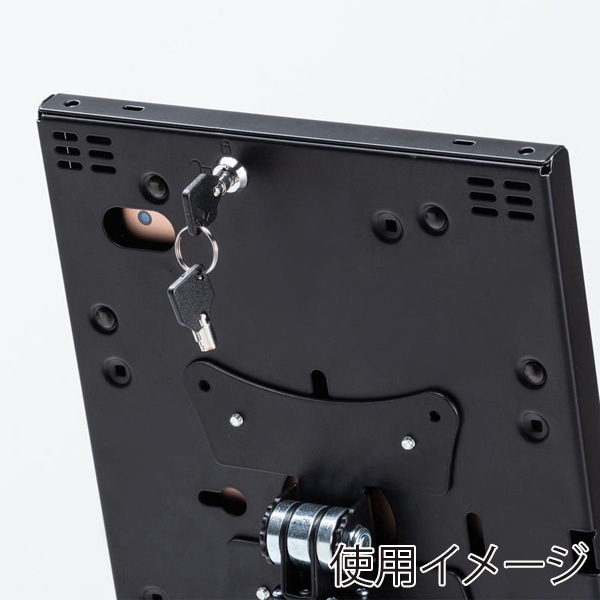 サンワサプライ セキュリティボックス付きiPadスタンド ハイスタンド 昇降機能付き CR-LASTIP32 1個（ご注文単位1個）【直送品】