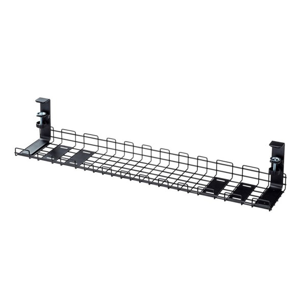 サンワサプライ ケーブル配線トレー ワイヤー Lサイズ ブラック CB-CT3BK 1個（ご注文単位1個）【直送品】