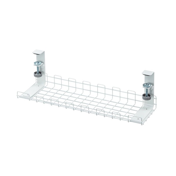 サンワサプライ ケーブル配線トレー ワイヤー Sサイズ ホワイト CB-CT4W 1個（ご注文単位1個）【直送品】