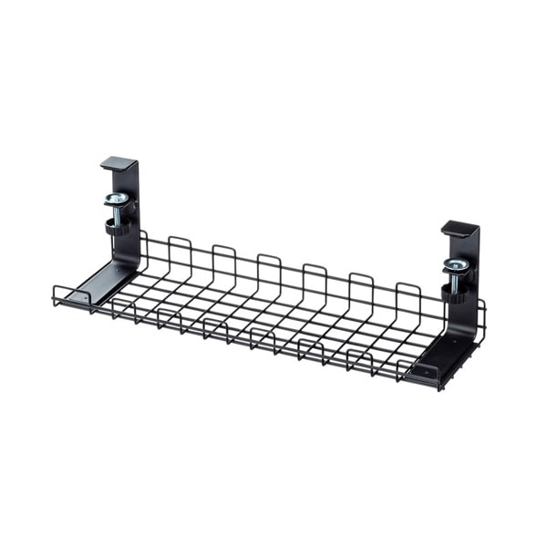 サンワサプライ ケーブル配線トレー ワイヤー Sサイズ ブラック CB-CT4BK 1個（ご注文単位1個）【直送品】