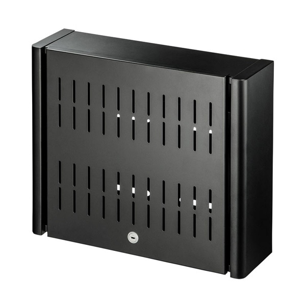 サンワサプライ 鍵付きセキュリティボックス VESA取付け ブラック MR-VESA10 1個（ご注文単位1個）【直送品】