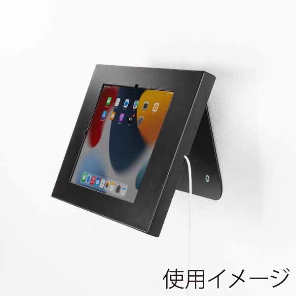 サンワサプライ iPad用スチール製スタンド付きケース ブラック CR-LASTIP34BK 1個（ご注文単位1個）【直送品】