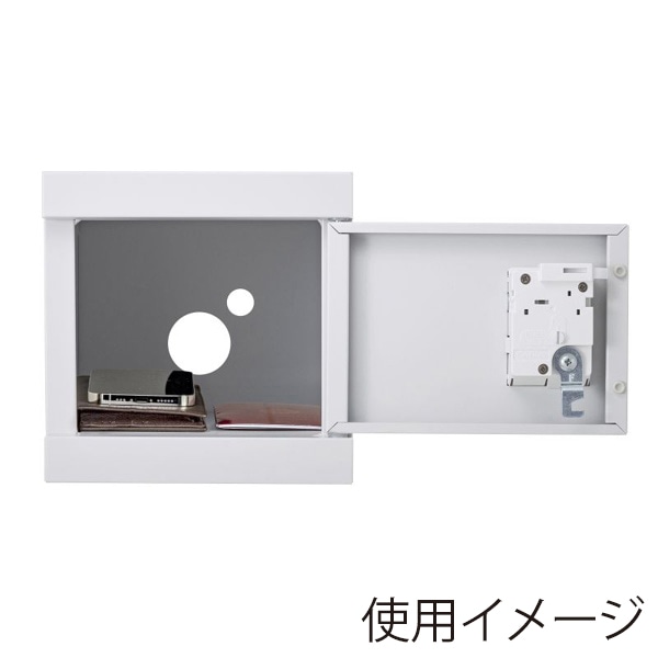 サンワサプライ 小型ロッカー 200×300×200mm PLK-PS200W 1個(ご注文単位1個)【直送品】