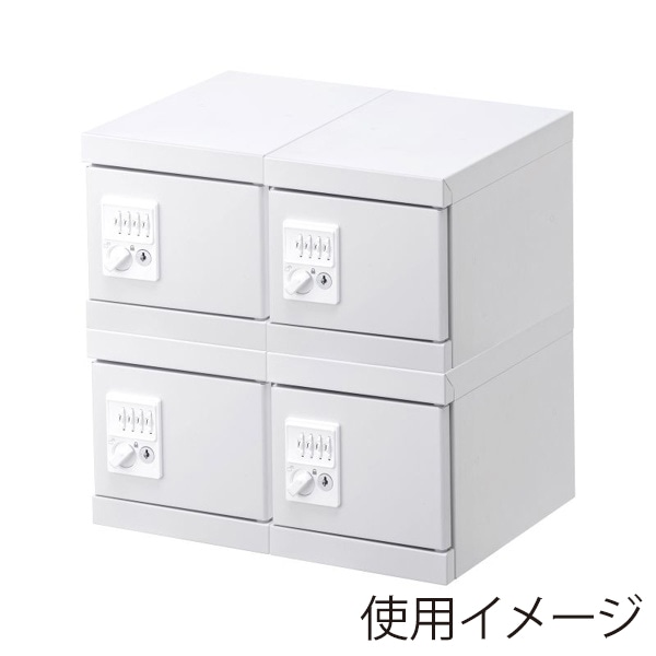 サンワサプライ 小型ロッカー 200×300×200mm PLK-PS200W 1個(ご注文単位1個)【直送品】