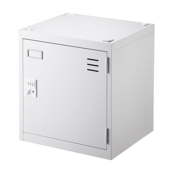 サンワサプライ 個別ロッカー 455×400×500mm PLK-PS400W 1個（ご注文単位1個）【直送品】