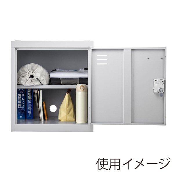 サンワサプライ 個別ロッカー 455×400×500mm PLK-PS400W 1個（ご注文単位1個）【直送品】