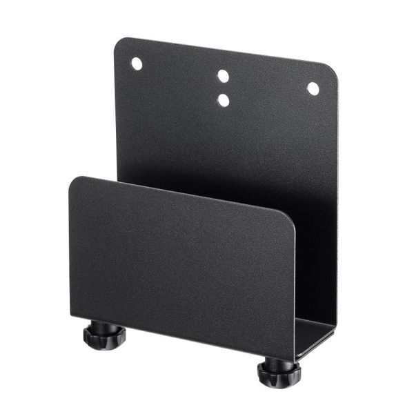 サンワサプライ 小型パソコン・ハードディスクドライブホルダー VESAマウント取付 ブラック MR-VESA14 1個（ご注文単位1個）【直送品】