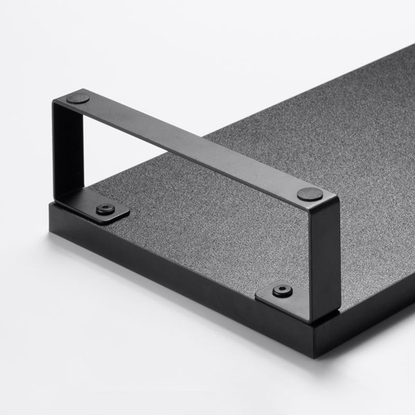 サンワサプライ 木製机上ラック W600mm ブラック MR-LC312BK 1個（ご注文単位1個）【直送品】