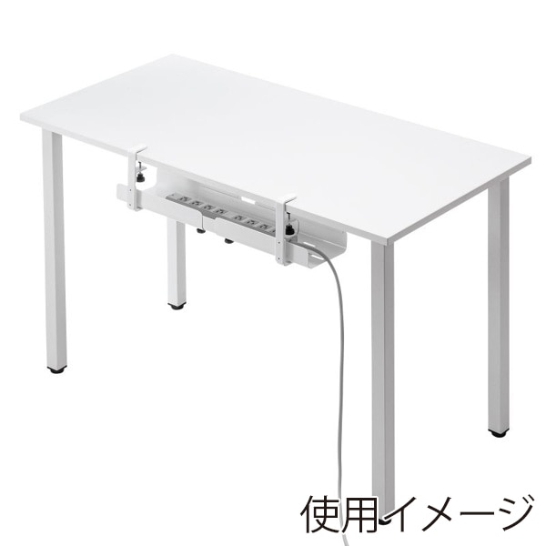 サンワサプライ ケーブル配線トレー スチール ホワイト CB-CT8W 1個（ご注文単位1個）【直送品】