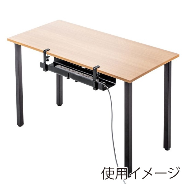 サンワサプライ ケーブル配線トレー スチール ブラック CB-CT8BK 1個（ご注文単位1個）【直送品】