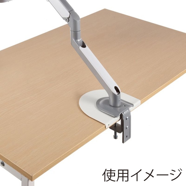 サンワサプライ モニタアーム補強プレート ホワイト CR-LAPLT1W 1個（ご注文単位1個）【直送品】