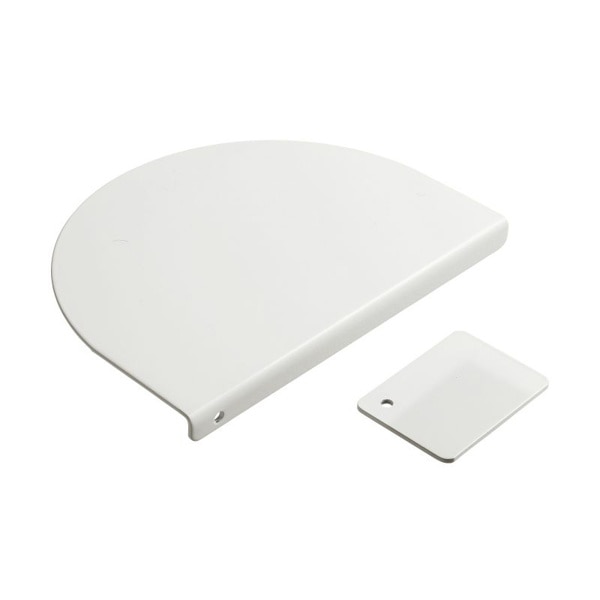 サンワサプライ モニタアーム補強プレート ホワイト CR-LAPLT1W 1個（ご注文単位1個）【直送品】