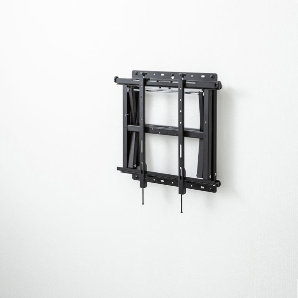 サンワサプライ プッシュ式壁掛け金具 CR-PLKG16BK 1個（ご注文単位1個）【直送品】