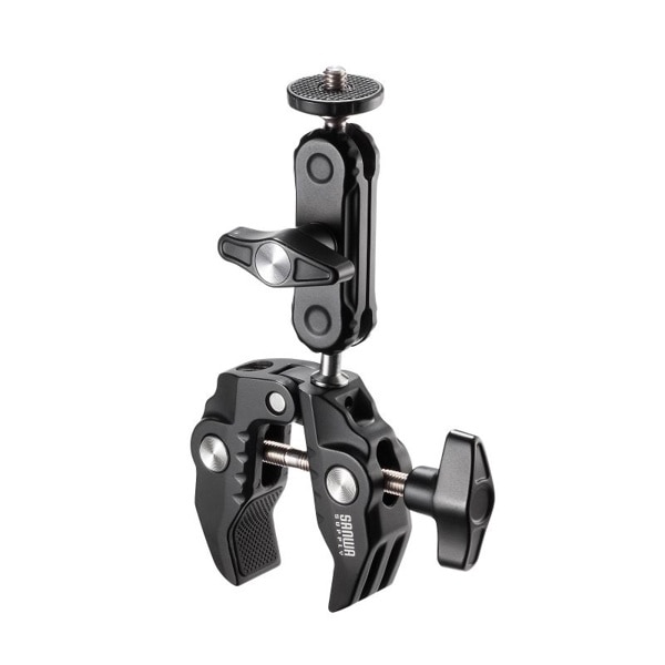 サンワサプライ クランプ式カメラマウント 小型タイプ CR-LACAM5 1個（ご注文単位1個）【直送品】