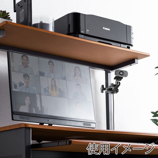 サンワサプライ クランプ式カメラマウント 小型タイプ CR-LACAM5 1個(ご注文単位1個)【直送品】