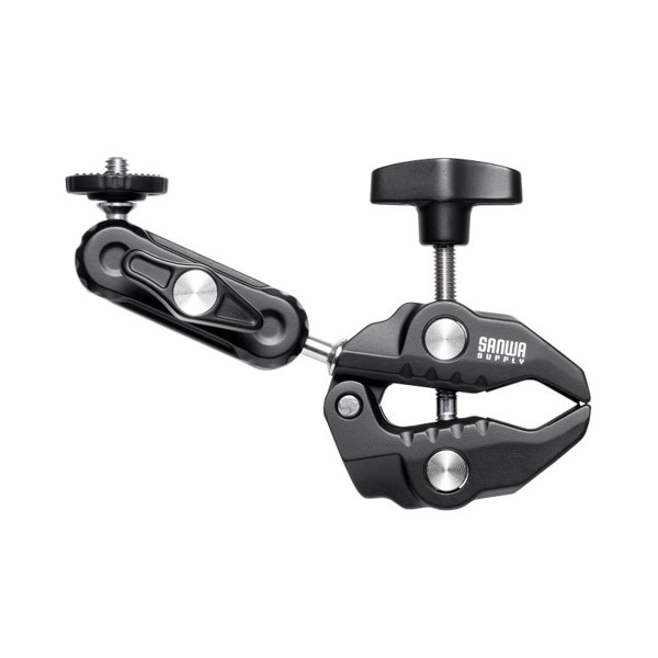 サンワサプライ クランプ式カメラマウント 小型タイプ CR-LACAM5 1個(ご注文単位1個)【直送品】