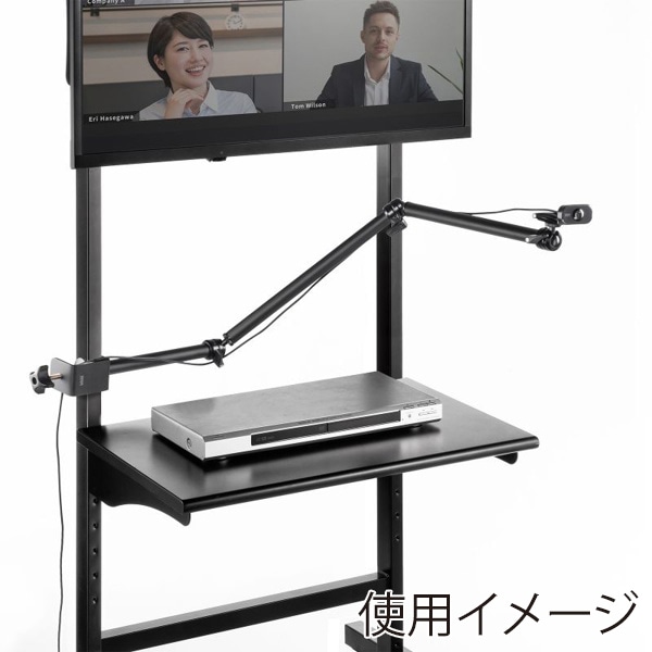 サンワサプライ クランプ式カメラマウント 3関節タイプ CR-LACAM7 1個（ご注文単位1個）【直送品】