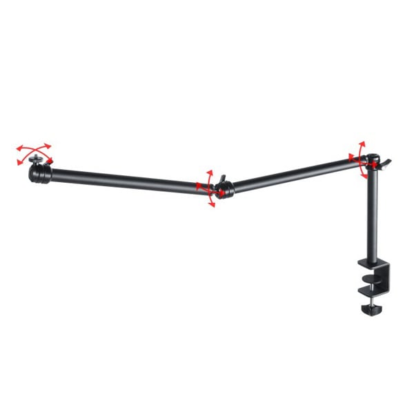 サンワサプライ クランプ式カメラマウント 3関節タイプ CR-LACAM7 1個（ご注文単位1個）【直送品】