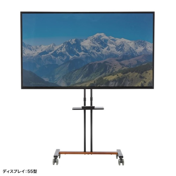 サンワサプライ ディスプレイスタンド ロータイプ ブラック CR-PL60BK 1個（ご注文単位1個）【直送品】