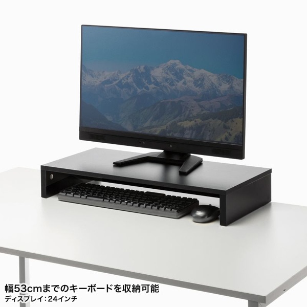 サンワサプライ 卓上モニター台 ブラック MR-LC103BK 1個（ご注文単位1個）【直送品】
