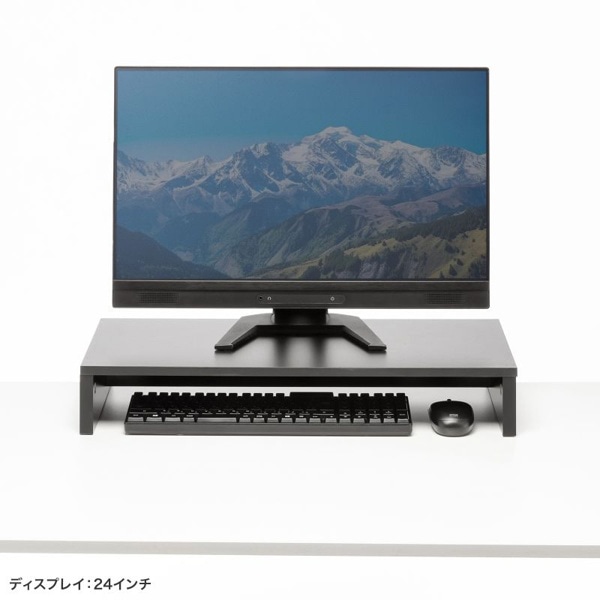 サンワサプライ 卓上モニター台 ブラック MR-LC103BK 1個（ご注文単位1個）【直送品】