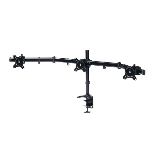 サンワサプライ モニターアーム 3画面・横並び CR-LAC312BK 1個（ご注文単位1個）【直送品】