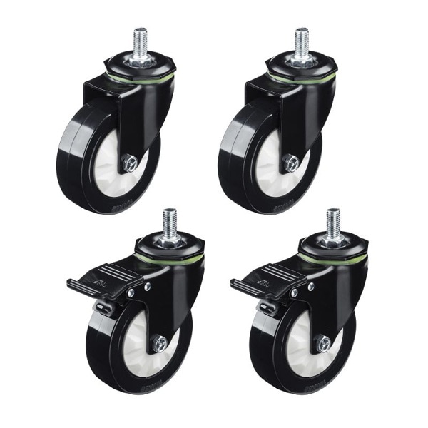 サンワサプライ ディスプレイスタンド 交換用キャスター 4輪セット P-CR-PLCAST1 1個（ご注文単位1個）【直送品】