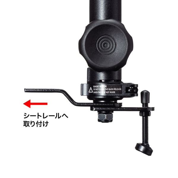 サンワサプライ 車載用ノートパソコン台 CAR-SPHLD1 1個(ご注文単位1個)【直送品】