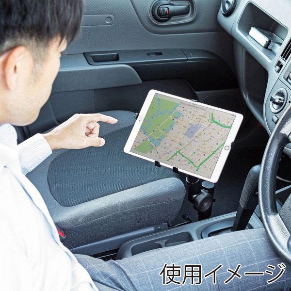 サンワサプライ 車載用タブレットスタンド CAR-SPHLD2 1個（ご注文単位1個）【直送品】