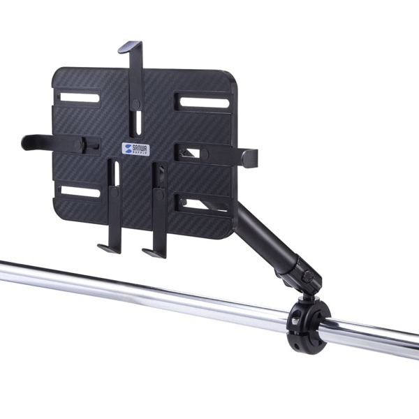 サンワサプライ カート用タブレットホルダー CAR-SPHLD7 1個(ご注文単位1個)【直送品】