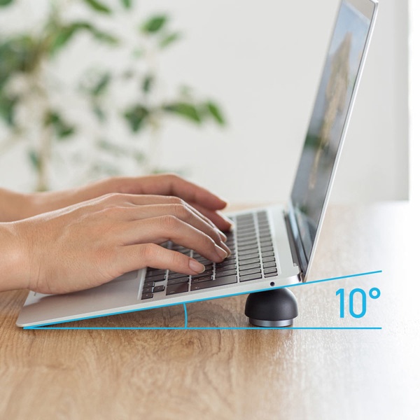 サンワサプライ ノートパソコン用スタンド 平置きコンパクトタイプ PDA-STN42BK 1個（ご注文単位1個）【直送品】