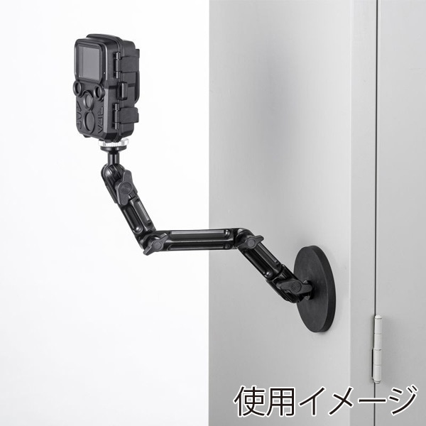サンワサプライ マグネット取付け式 カメラマウント 長アーム VEH-CMMG2 1個（ご注文単位1個）【直送品】