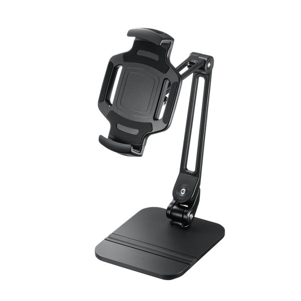 サンワサプライ タブレット用アームスタンド ペントレー付き PDA-STN67BK 1個(ご注文単位1個)【直送品】