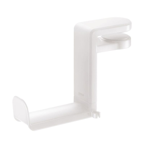 サンワサプライ 回転式ヘッドホンフック ホワイト PDA-STN18W 1個（ご注文単位1個）【直送品】