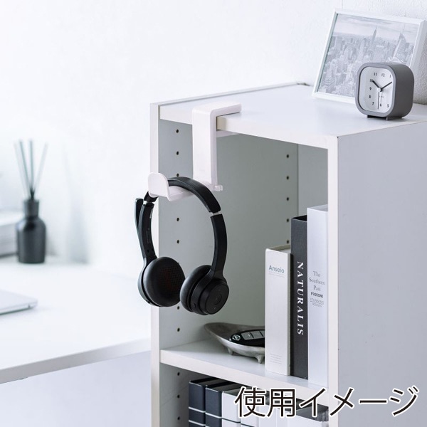 サンワサプライ 回転式ヘッドホンフック ホワイト PDA-STN18W 1個（ご注文単位1個）【直送品】